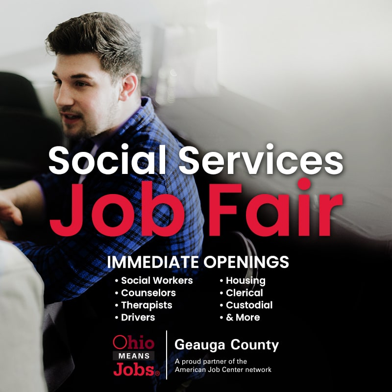 Social Service Job Fair social ad for OhioMeansJobs